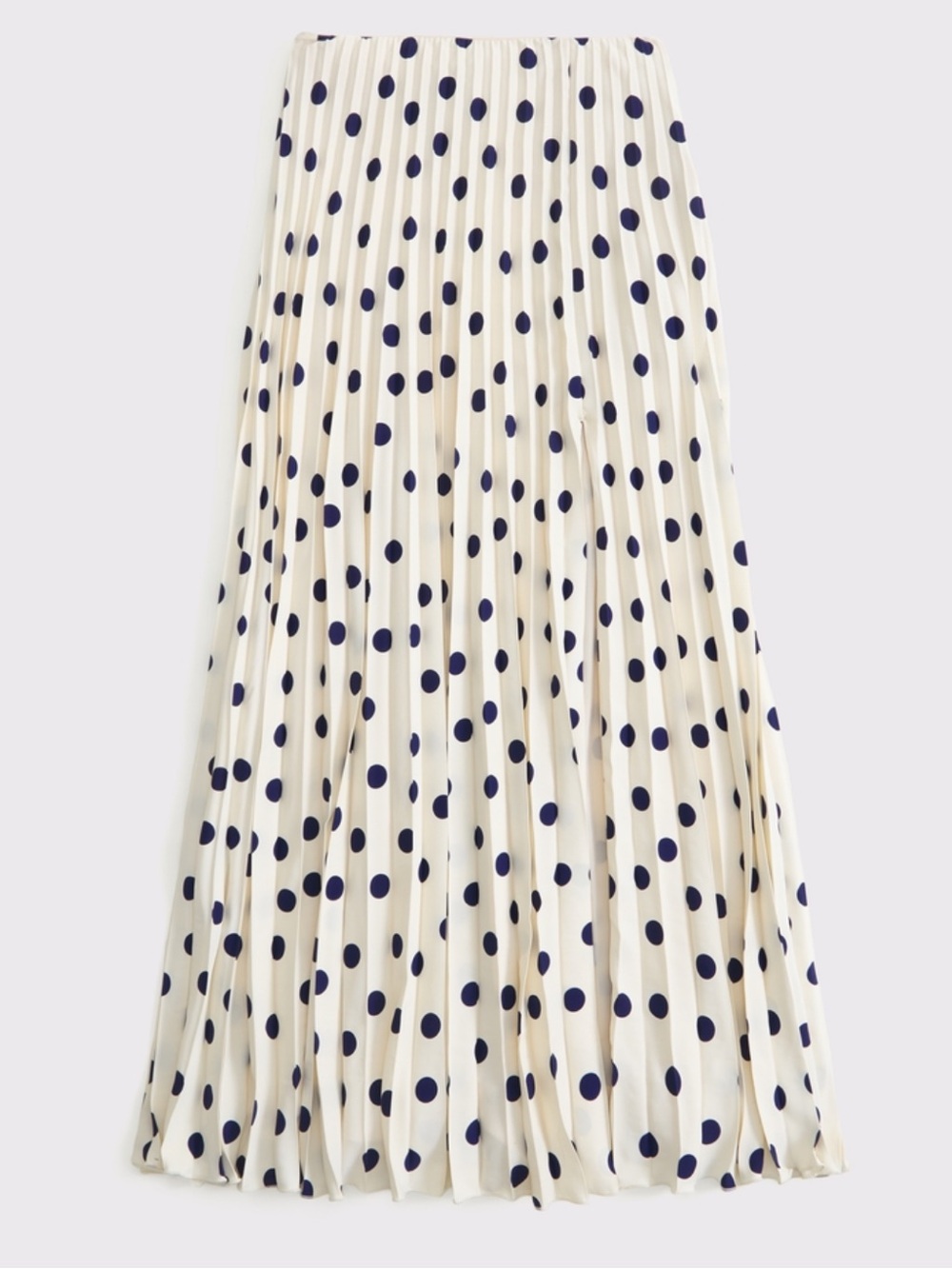 NWT Abercrombie & Fitch High Rise Pleated Maxi Skirt